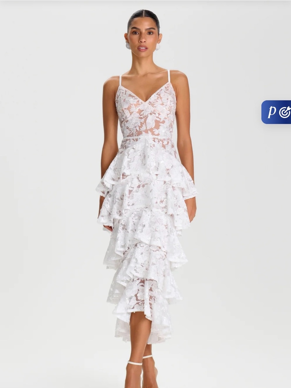 Nadine Merabi Saffron White Dress (8)